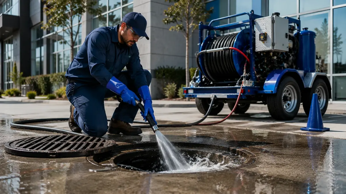 Commercial Hydro Jet Drain Cleaning in Tecate